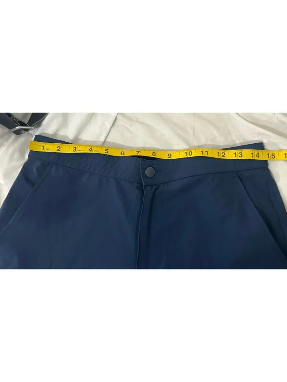Bearbottom Men’s Blue Polyester Shorts Size Medium 7” Casual Golf Athleisure